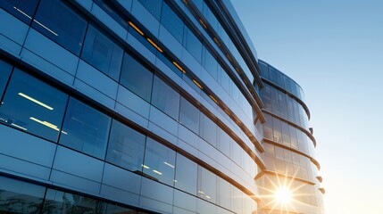 Futuristic Smart Office Building with Automated Construction Systems Redefining Real Estate Innovation