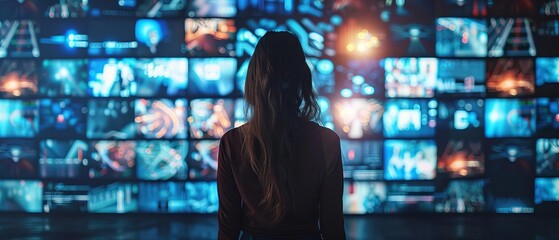 Obraz premium Utilizing personalized video messages for targeted marketing campaigns, showcasing customized video marketing in a personalized and engaging style