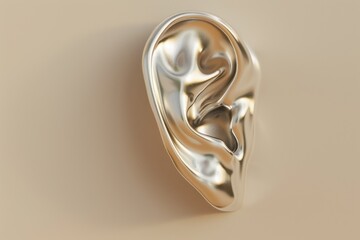 Golden Ear, 3D Rendered Image