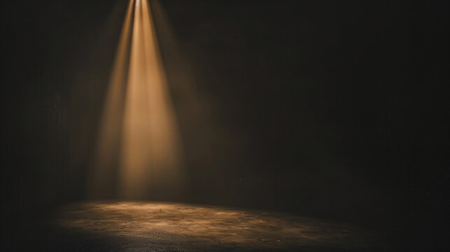 a spot light shining on a stage - Powered by Adobe