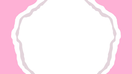 pink torn paper frame background 