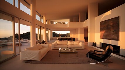 Modern chic living room