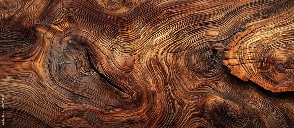 Poster directly above view of a detailed wooden cut texture with ample copy space image