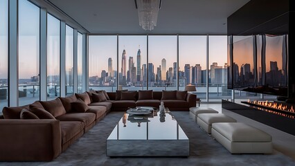 Luxurious modern living room
