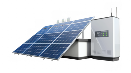 Solar Panel System with Inverter