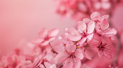 Close-up of pink cherry blossoms