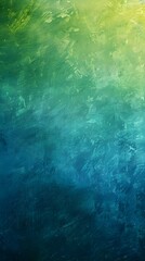 Obraz premium Green blue grainy gradient background light vibrant colors noise texture banner poster backdrop design