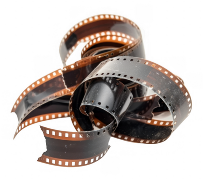 Twisted 35mm Film Strip