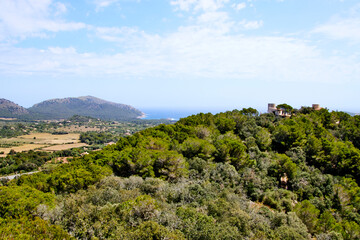 Eine Reise nach Mallorca. Ausblick vom Castell de Capdepera