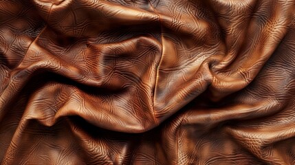 Brown Leather Texture Background.