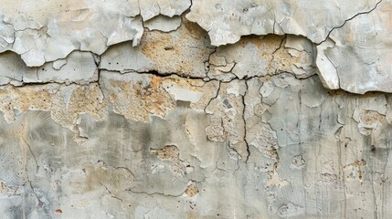 Obraz premium Cracked and Weathered Concrete Wall Texture.