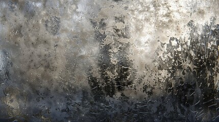 Abstract Silver and Black Texture