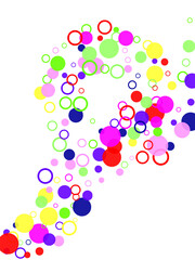abstract colorful bubbles
