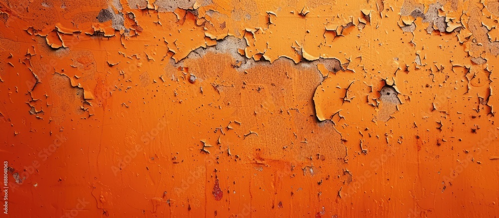 Poster rough orange textured concrete background perfect for lettering and calligraphy with copy space imag