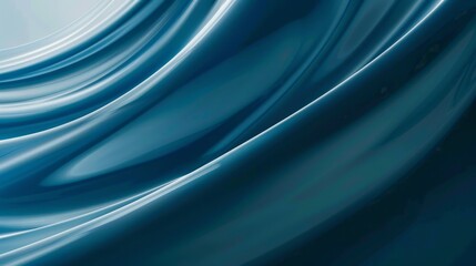 Abstract Blue Swirling Background.