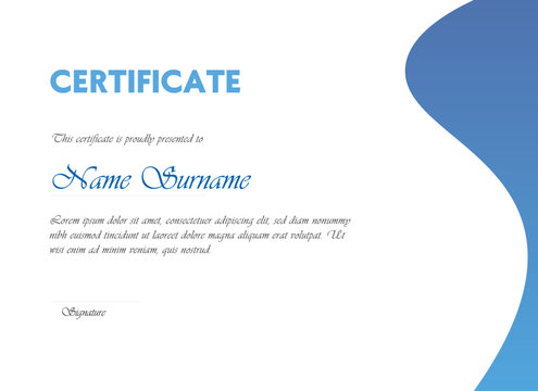 Contemporary Excellence Contemporary Excellence Certificate Template