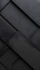 Obraz premium Black Geometric Wallpaper