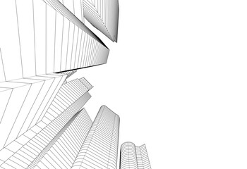 Fototapeta premium abstract architecture background