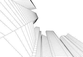 Fototapeta premium abstract architecture background