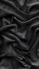 Fototapeta premium Black Silk Abstract Background