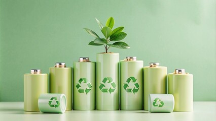 Renewable energy, clean energy from batteries