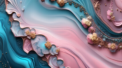  abstract fractal background for creative design, art and entertainment
