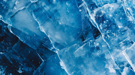 Texture de Glace Bleue pour Design et Fond