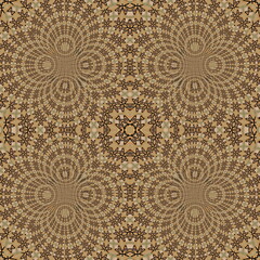 Light Brown ivory color backdrop. art pattern. Artistic light Tiles. Textured background. Ornate illustration. Strokes and Lines. Symmetric