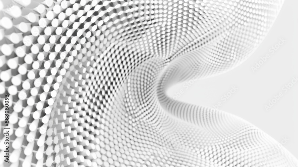 Poster abstract geometric round shape background concept in white and gray colors. modern and simple radial