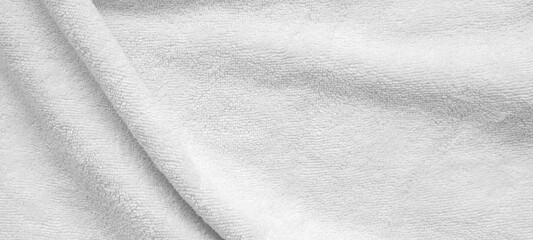 white cotton fabric towel texture abstract background