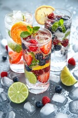 Fruit Infused Water Glasses