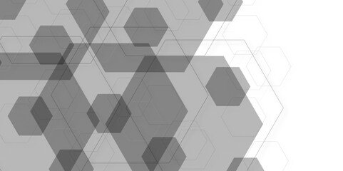Abstract hexagon background. creative geometric hexagon pattern texture. vector illustration Minimalist, trendy design. Abstract 3d hexagonal background with shadow.  vector illustration.