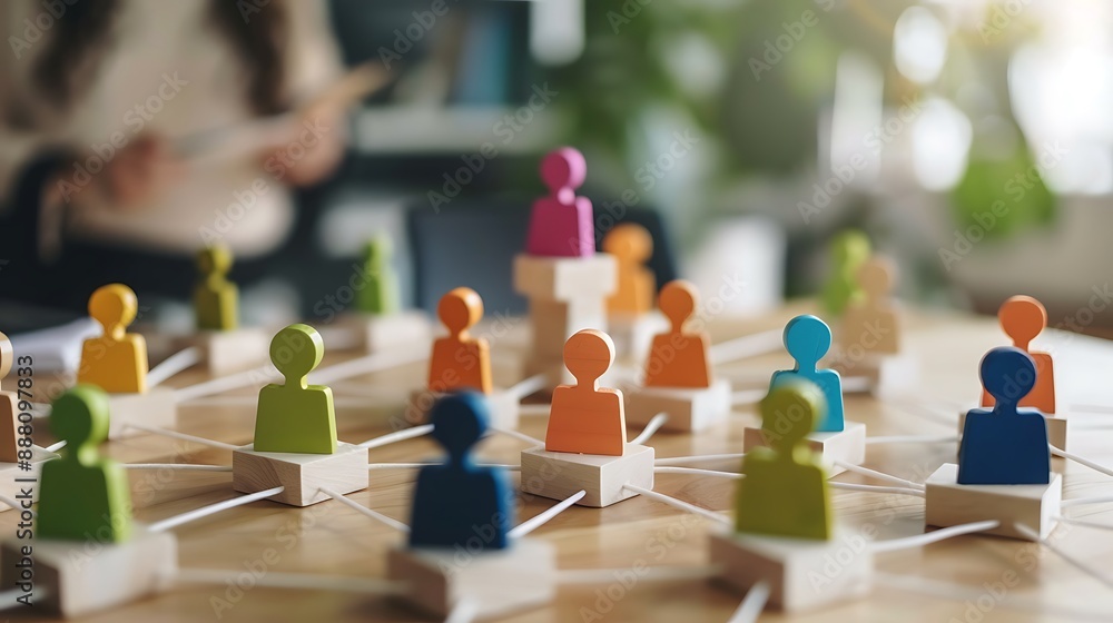 Poster interconnected organizational structure: navigating the web of collaboration and innovation