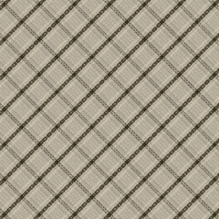 Fototapeta premium Tartan plaid pattern with texture. Vector illustration.