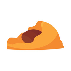 illustration of ripe durian fruit, tropical fruit