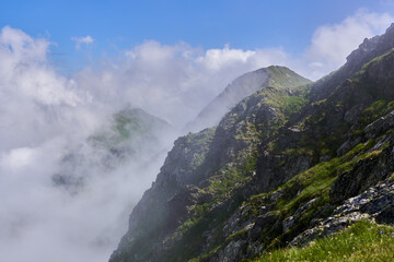 Fototapeta premium High mountains landscape in the summer