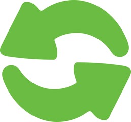 Recycle Icon Vector Illustration Simple
