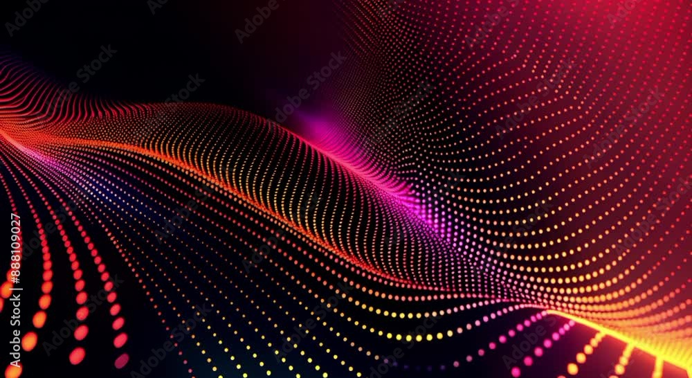 Poster an iridescent fluid abstract image with bright colors in a smooth, flowing style on a soft gradient 