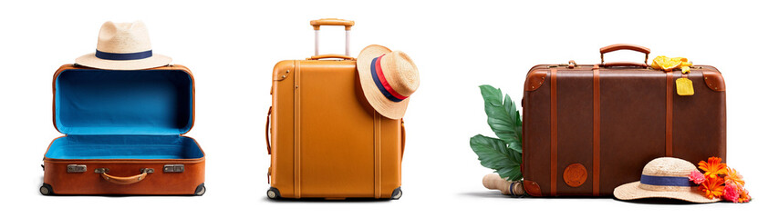 Suitcase summer holiday
