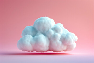 Isolated cloud graphic