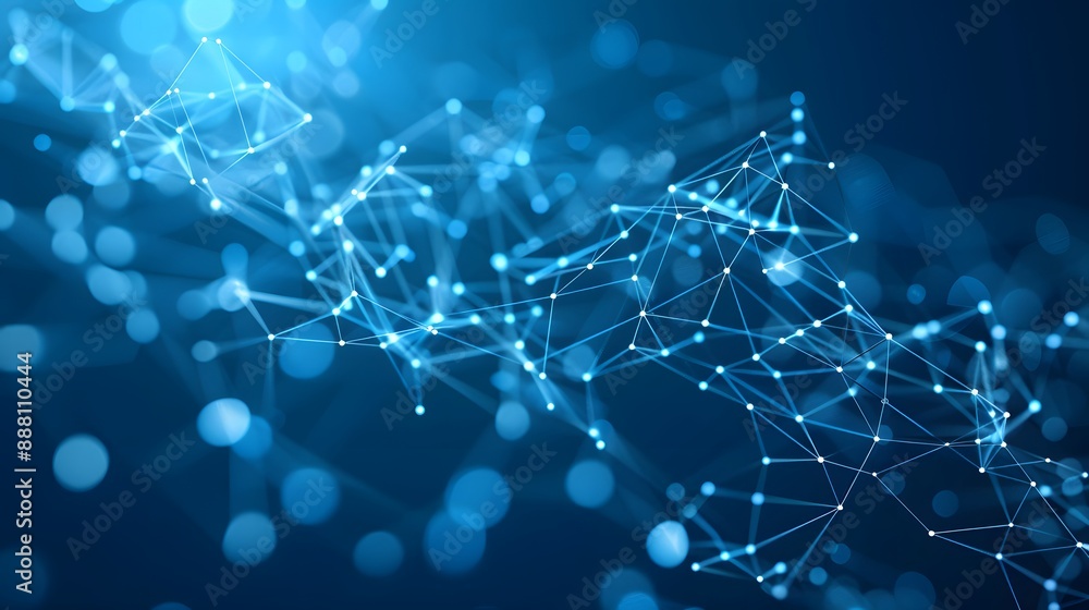 Poster cybersecurity and information or network protection. future technology web services for business and