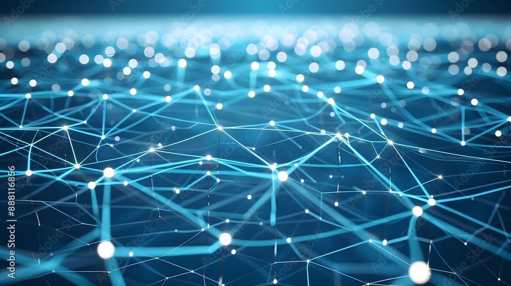 Poster cybersecurity and information or network protection. future technology web services for business and