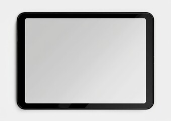 A High-Resolution Tablet Mockup with a Transparent Screen