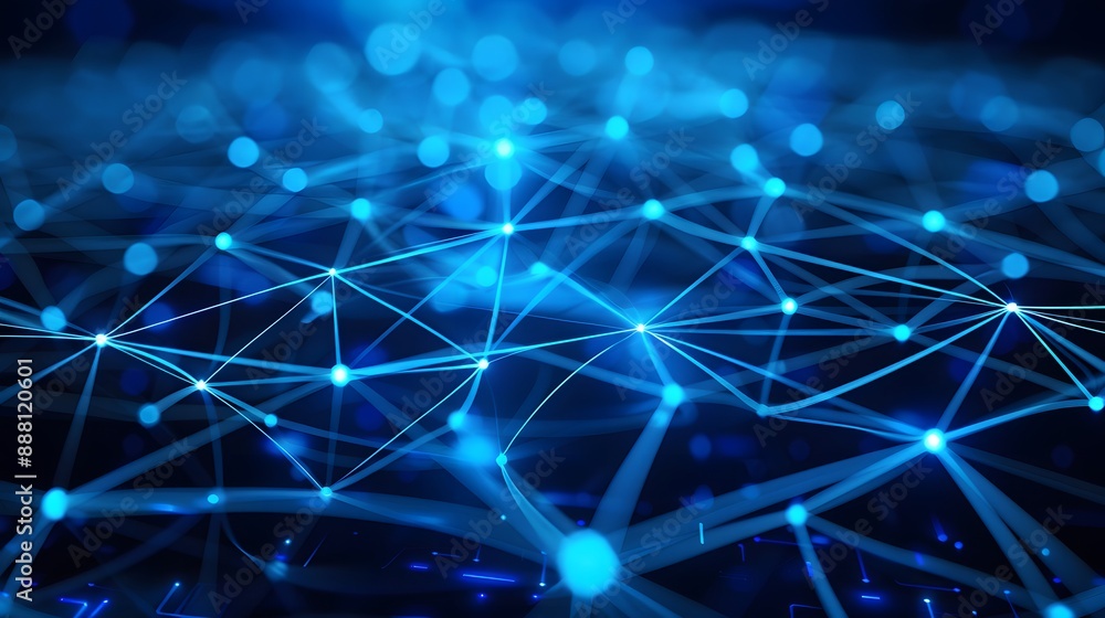 Poster cybersecurity and information or network protection. future technology web services for business and