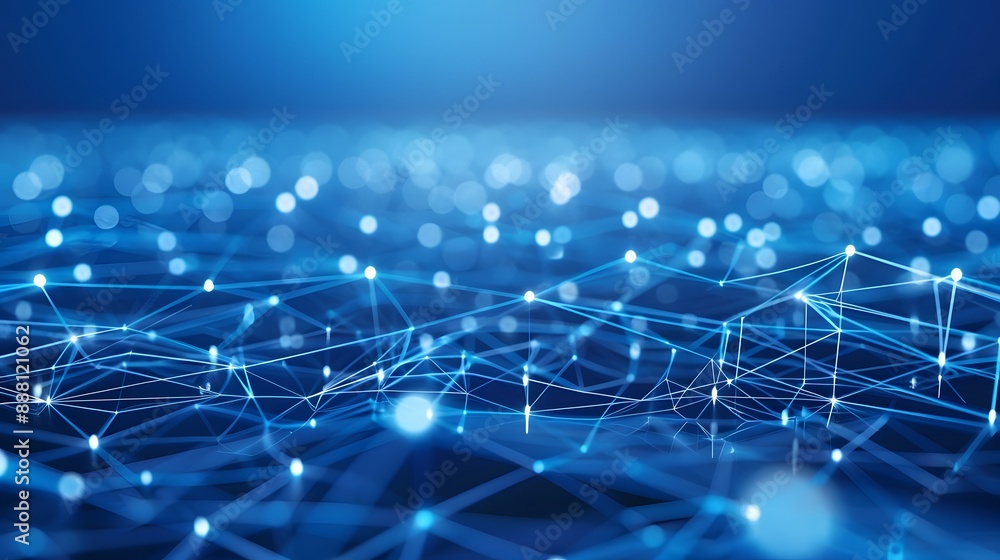 Poster cybersecurity and information or network protection. future technology web services for business and