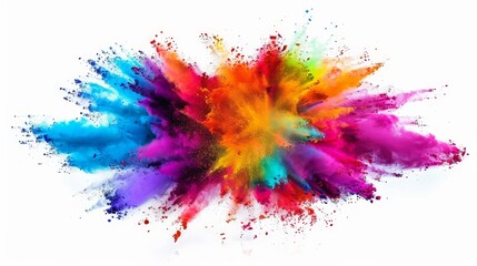 Energy and Festivities: A Colorful Explosion of Powdered Pigments
