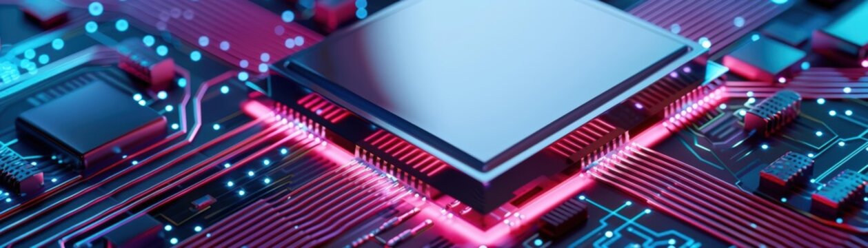 Quantum computing futuristic processor