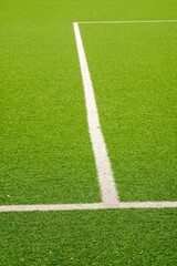 Obraz premium area lines on artificial turf