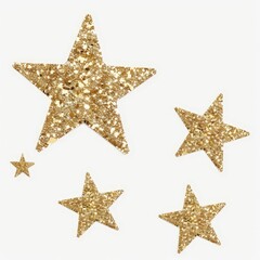 This stunning gold glitter star is perfect for adding a touch of sparkle to your designs.