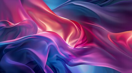 Obraz premium Background with deep rich colors smooth flowing shapes and glowing textures creating elegance